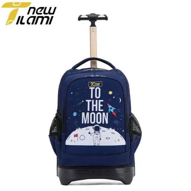 Cartable à Roulette Espace 46cm Garçon Set Astronaute
