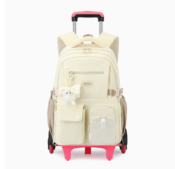 Cartable à Roulette Collège 53cm Robuste Oxford