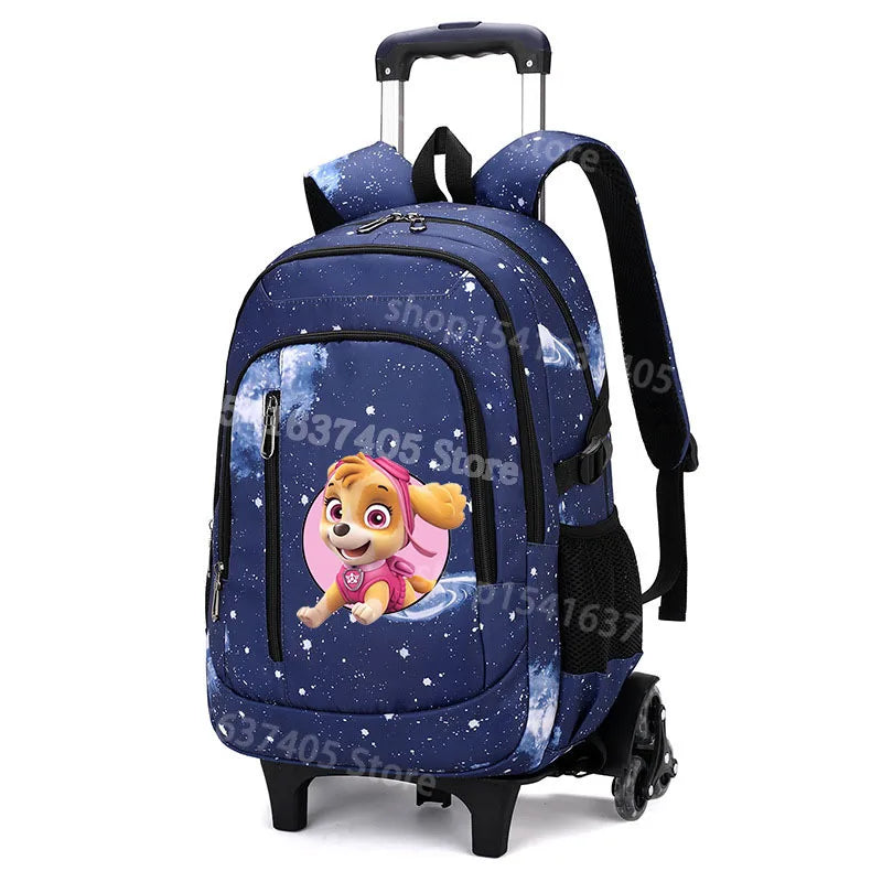 Cartable à Roulette Pat Patrouille 52cm 2 en 1 Monte-Escaliers