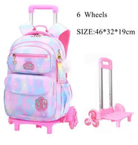 Cartable à Roulette Chipie 42cm Compact Léger Fille