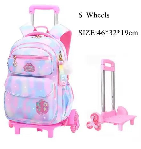 Cartable à Roulette Chipie 42cm Compact Léger Fille