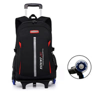 Cartable à Roulette Garçon 50cm Chariot Détachable