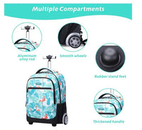Cartable à Roulette Lycee Adulte 49cm Ordinateur Sécurisé