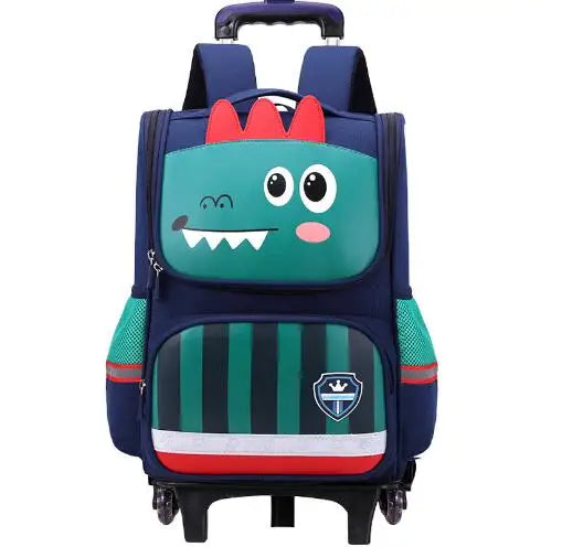 Cartable à Roulette CE2 CM1 CM2 49cm Spacieux