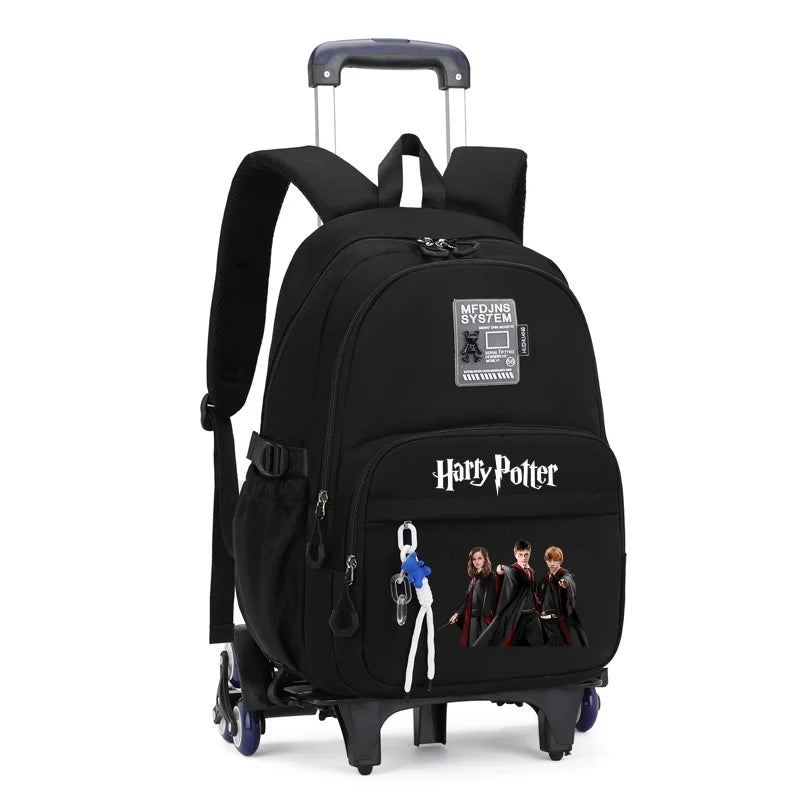 Cartable à Roulette Harry Potter 52cm 6 Roues Trolley Détachable
