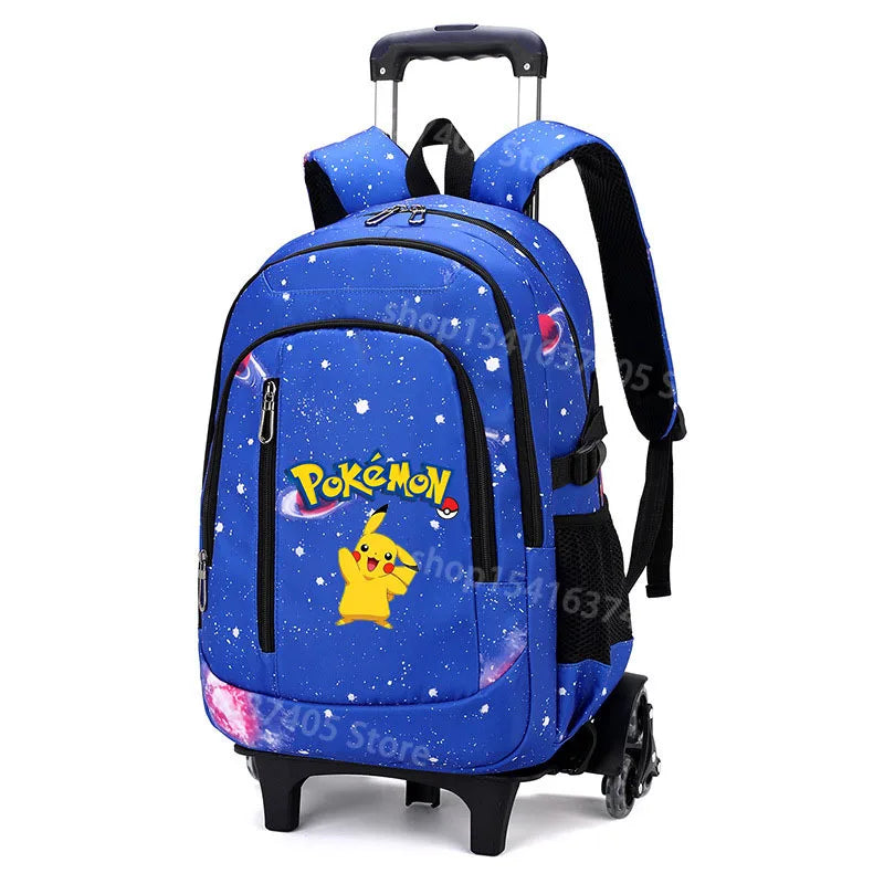 Cartable à Roulette Pokémon 50cm 2 en 1 Ciel Étoilé