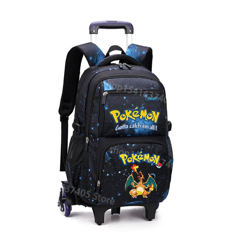 Cartable à Roulette Pokémon 43cm Pikachu Compact