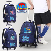 Cartable à Roulette Chiots Sauveteurs 6 Roues Imperméable