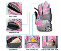 Cartable à Roulette Licorne 40cm 3 en 1