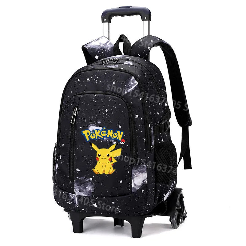 Cartable à Roulette Pokémon 50cm 2 en 1 Ciel Étoilé