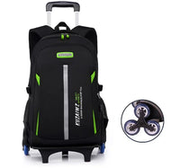 Cartable à Roulette Garçon 50cm Chariot Détachable