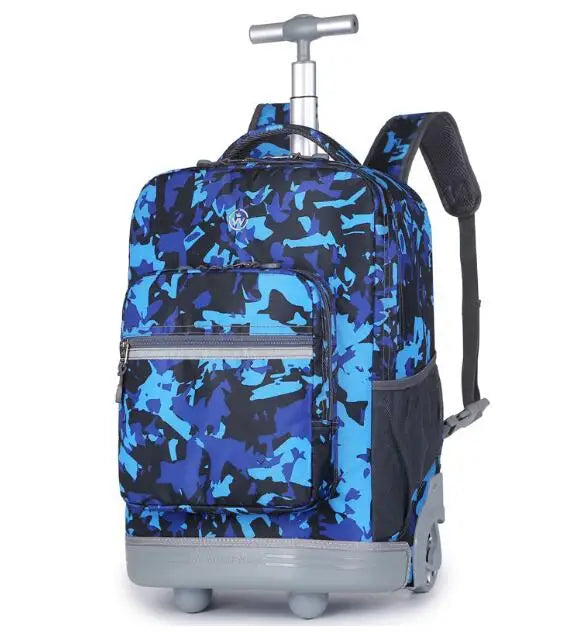 Cartable à Roulette 25L Compact Pratique Oxford