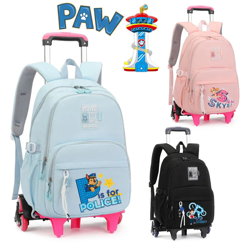 Cartable à Roulette Pat Patrouille 40cm Compact Léger
