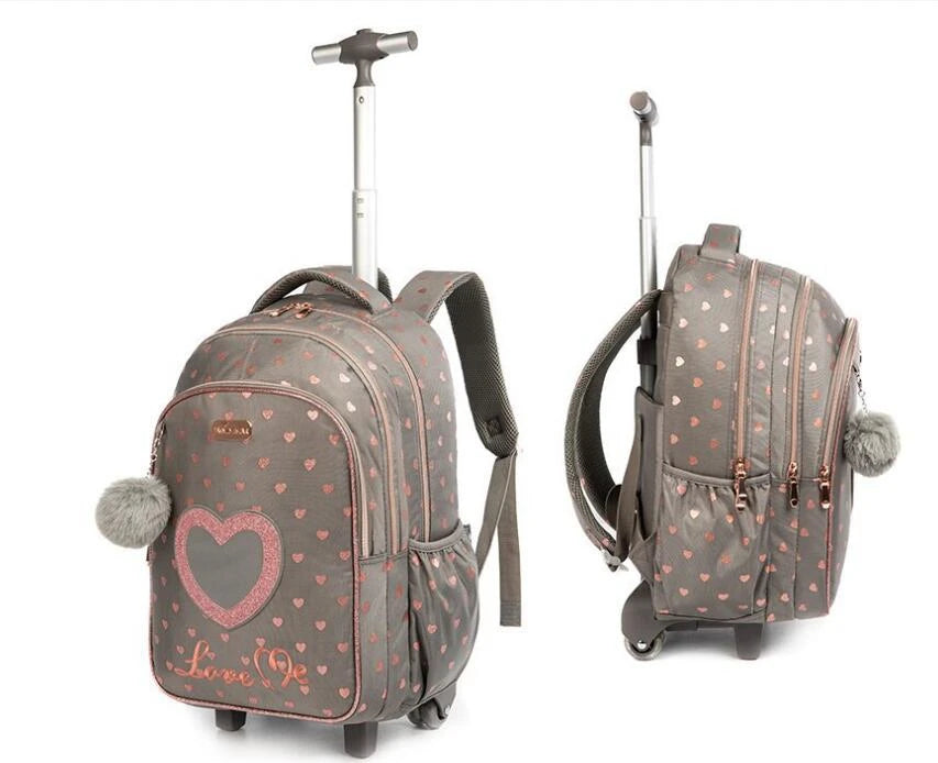Cartable à Roulette Primaire 45cm Set 3 Pièces