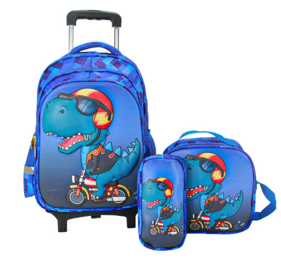Cartable à Roulette Primaire 43cm PU Imperméable