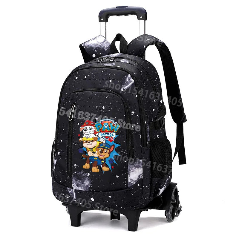 Cartable à Roulette Pat Patrouille 52cm 2 en 1 Monte-Escaliers