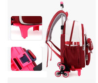 Cartable à Roulette Primaire 45cm Mixte Oxford Résistant