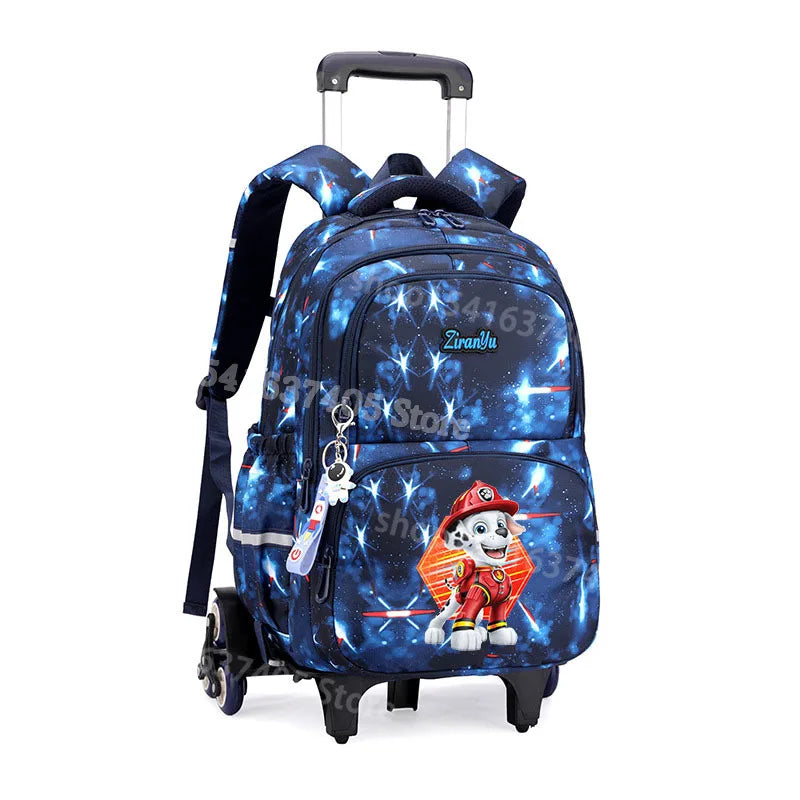 Cartable à Roulette Pat Patrouille 45cm Chiots Set 3 Pièces