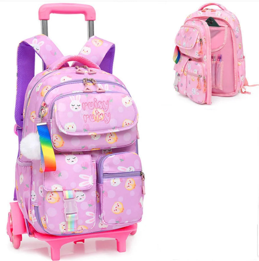 Cartable à Roulette Primaire 46cm Polyvalent Évolutif Oxford