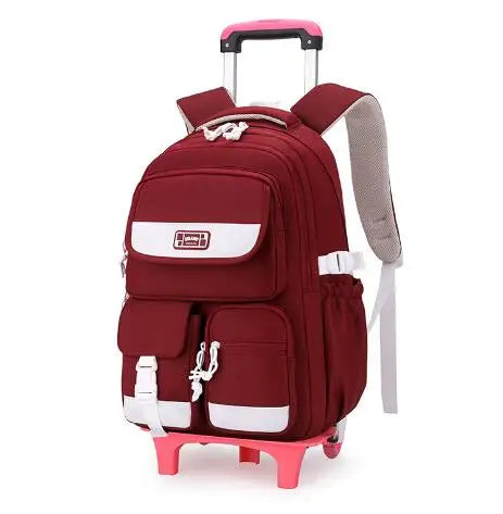 Cartable à Roulette Garçon 48cm Oxford Résistant