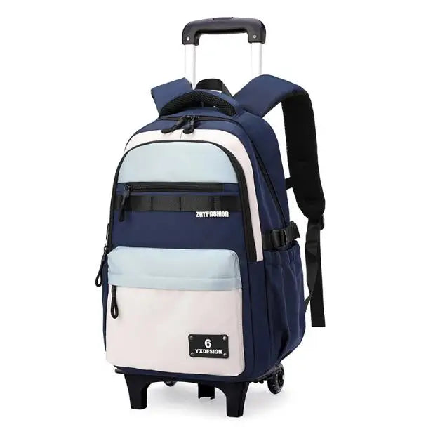 Cartable à Roulette CE2 CM1 CM2 47cm Compact