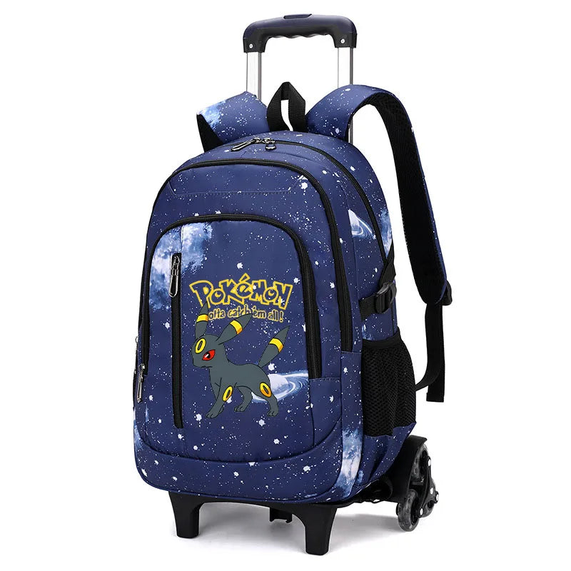 Cartable à Roulette Pokémon 52cm 6 Roues Monte-Escaliers