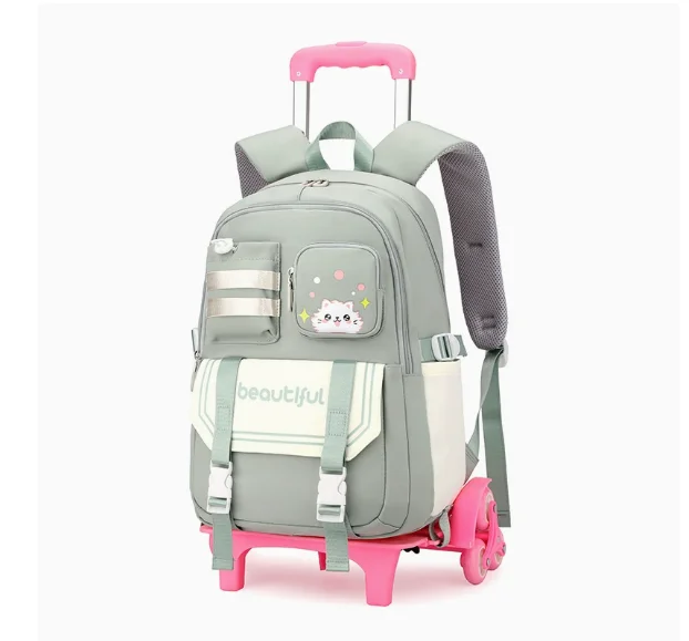 Cartable à Roulette Collège 53cm Polyvalent Oxford