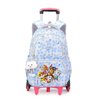 Cartable à Roulette Pat Patrouille 50cm 6 Roues Grande Capacité