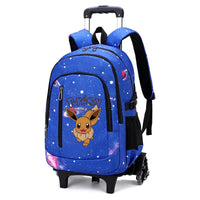 Cartable à Roulette Pokémon 52cm 6 Roues Monte-Escaliers