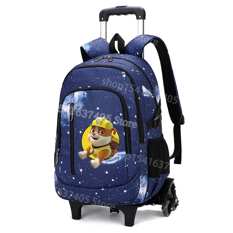 Cartable à Roulette Pat Patrouille 52cm 2 en 1 Monte-Escaliers
