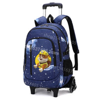 Cartable à Roulette Pat Patrouille 52cm 2 en 1 Monte-Escaliers