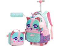 Cartable à Roulette 25L Oxford Résistant Mixte