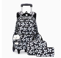 Cartable à Roulette Collège 53cm Spacieux Oxford