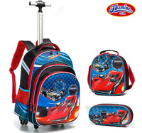 Cartable à Roulette 2 Compartiments 16 Pouces Set