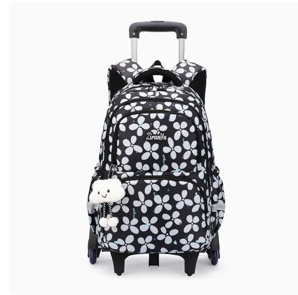 Cartable à Roulette Collège 53cm Format Généreux Oxford