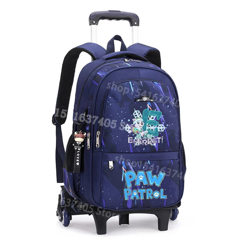 Cartable à Roulette Chiots Sauveteurs 6 Roues Imperméable