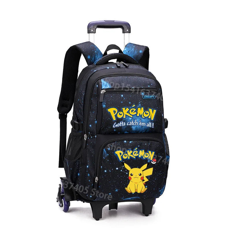 Cartable à Roulette Pokémon 43cm Pikachu Compact