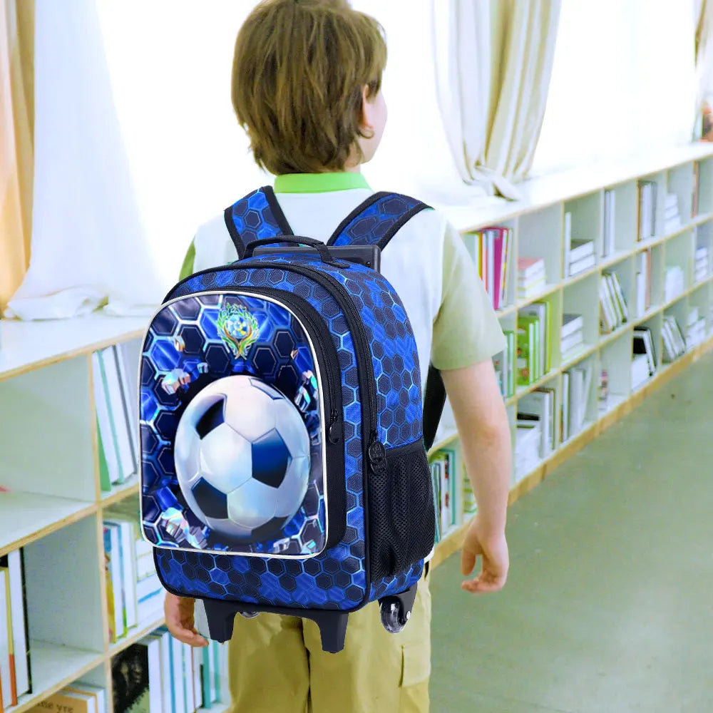 Cartable à Roulette Football 42cm Compact