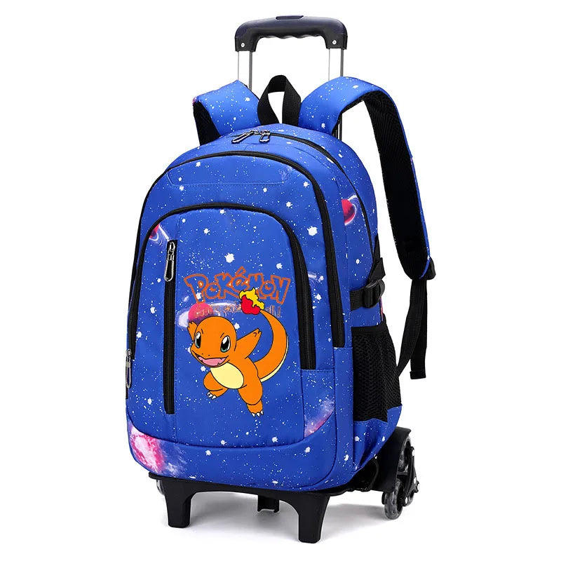 Cartable à Roulette Pokémon 52cm 6 Roues Monte-Escaliers
