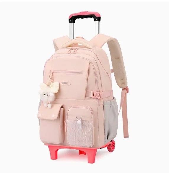 Cartable à Roulette Collège 53cm Robuste Oxford