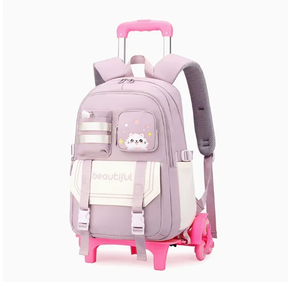 Cartable à Roulette Collège 53cm Polyvalent Oxford