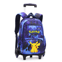 Cartable à Roulette Pokémon 48cm 6 Roues Waterproof
