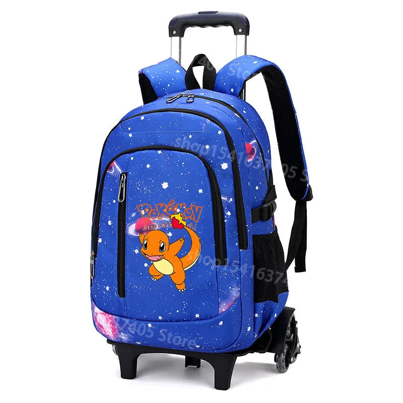 Cartable à Roulette Pokémon 50cm 2 en 1 Ciel Étoilé