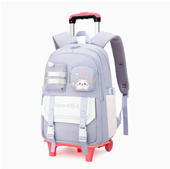 Cartable à Roulette Collège 53cm Polyvalent Oxford