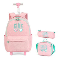 Cartable à Roulette Lycee Adulte 52cm Lunch Bag Set