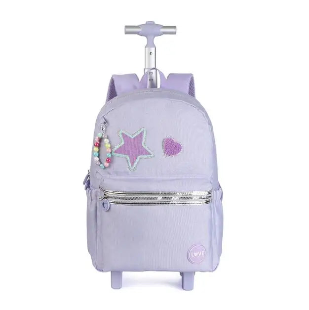 Cartable à Roulette 2 Compartiments Lunch Box Set