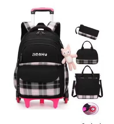 Cartable à Roulette 2 Compartiments Compact Oxford Mixte