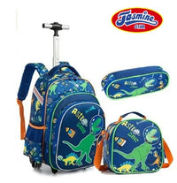 Cartable à Roulette 2 Compartiments 16 Pouces Set