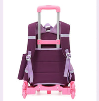 Cartable à Roulette Garçon 43cm PU Imperméable Roulettes