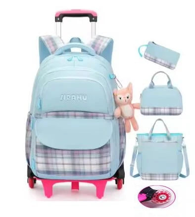 Cartable à Roulette 2 Compartiments Compact Oxford Mixte